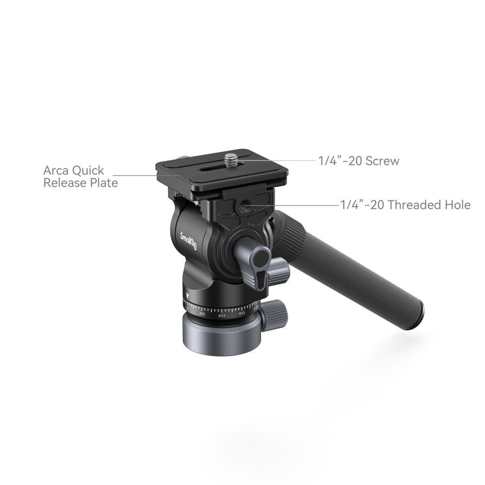 SMALLRIG CH20 VIDEO HEAD WITH LEVELING BASE