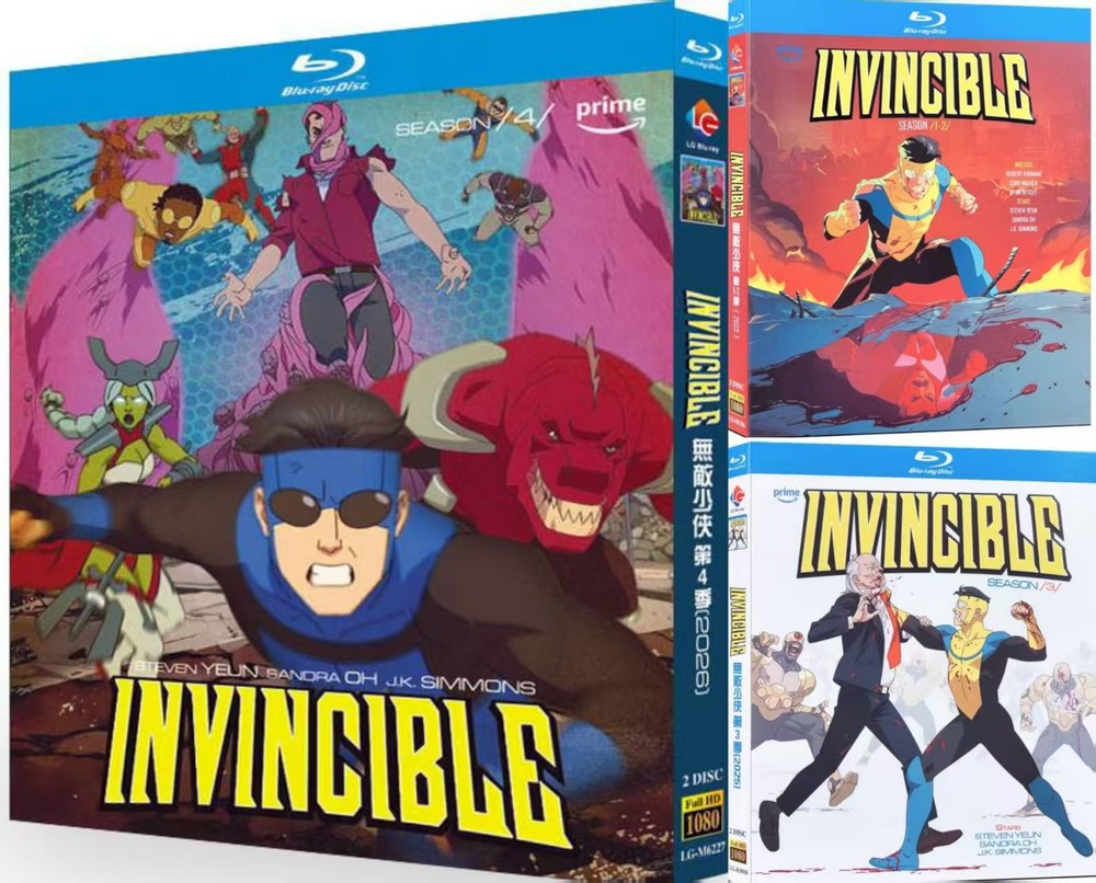 Invincible Season 1-4 ：7-Disc