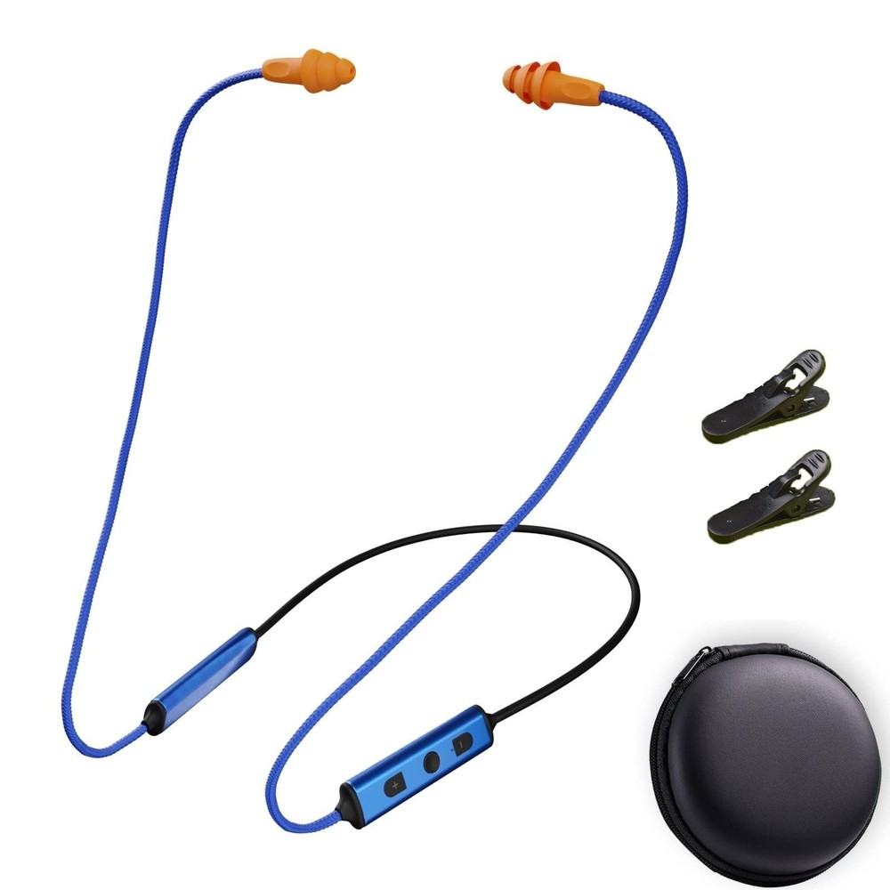 Bluetooth Ear Plugs for Work | Wireless Noise Reduction Earbuds with Mic