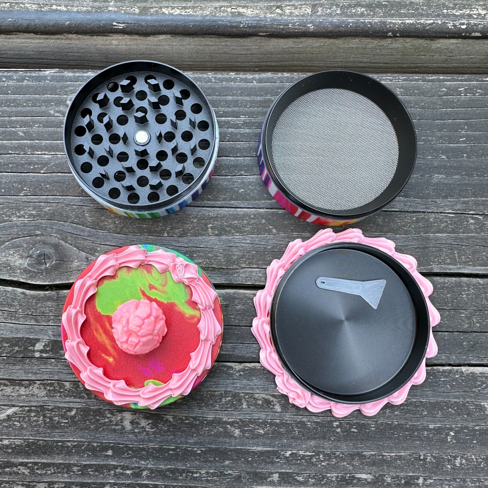 2.5 inch Cake Herb Grinder Spice Crusher