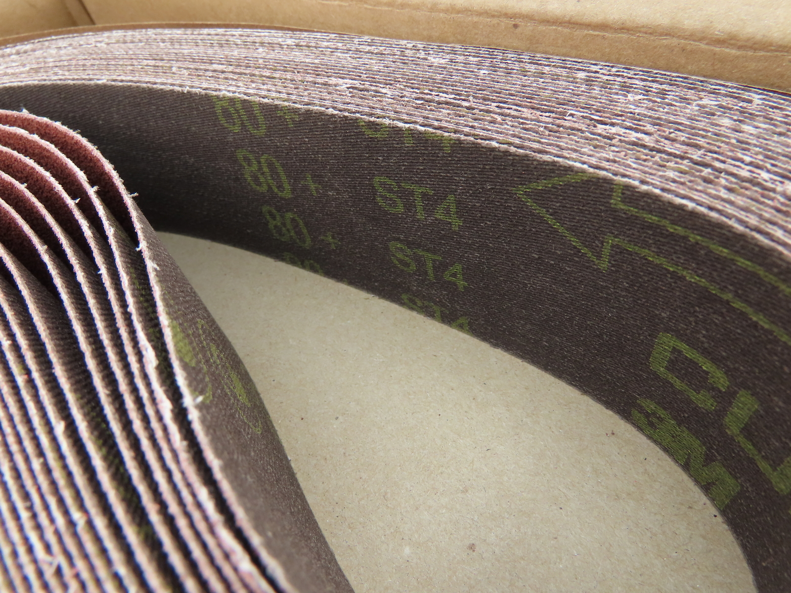 3M 69892 Cubitron II Cloth Belts Singleflex Filmlok 80 Grit Lot Of 50 Belts