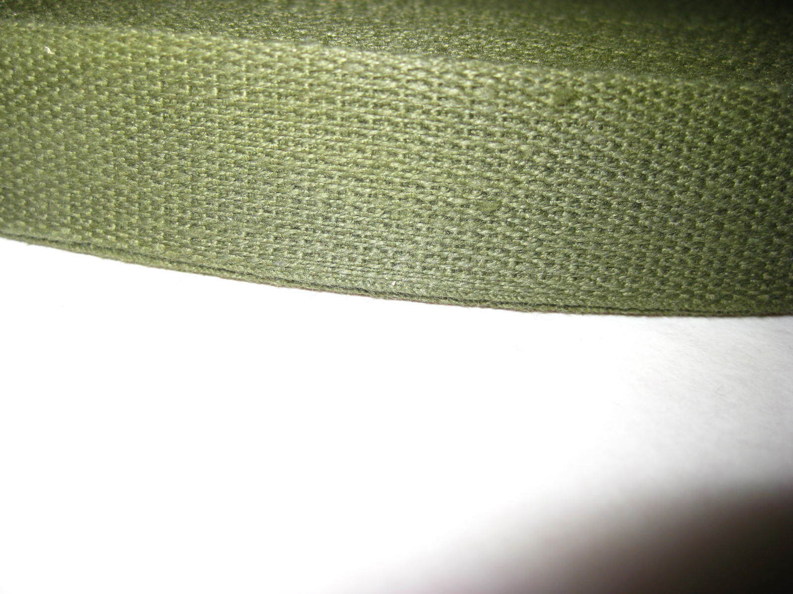 3/4" Mil-Spec Cotton OD, Military Webbing TAPE 3/4 INCH MIL-T 43566A 100 Yd
