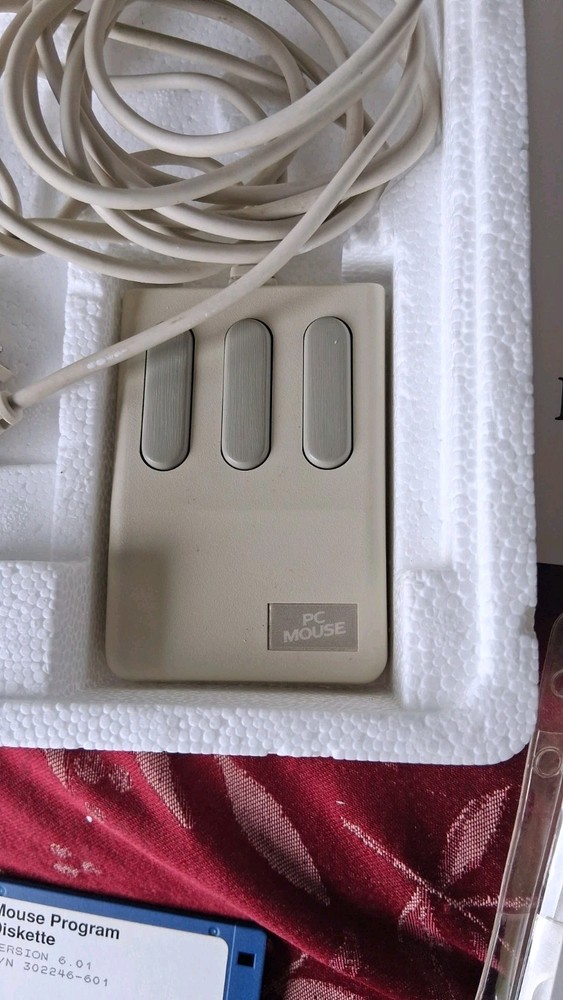 Mouse Systems PC Mouse Optical 3 Button Mouse PC Paint plus