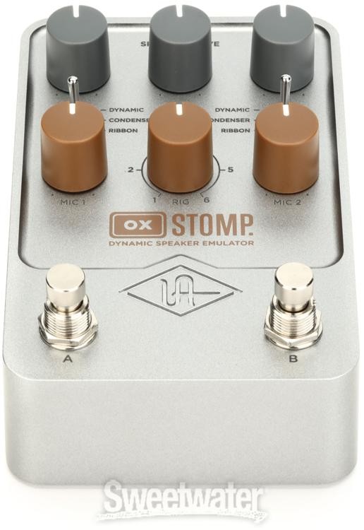 Universal Audio OX Stomp Dynamic Speaker Emulator Stereo Pedal
