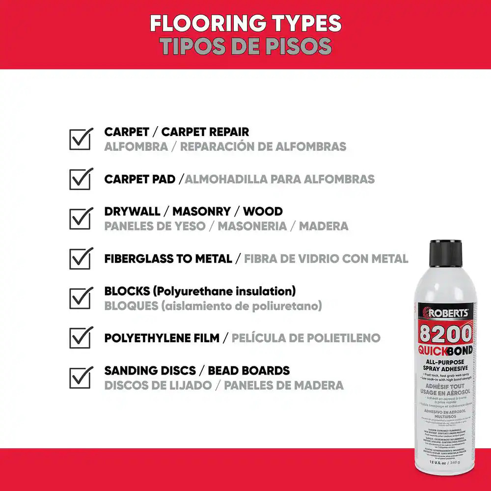 Quick Bond 12 Oz. Spray Adhesive