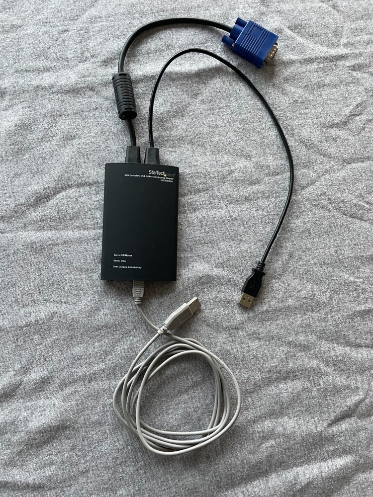 StarTech USB 2.0 Portable Laptop KVM Console Adapter
