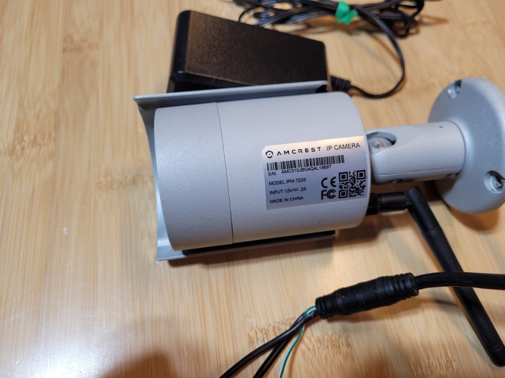 AMCREST IPM-722S IP Camera Wireless Wired - TESTED