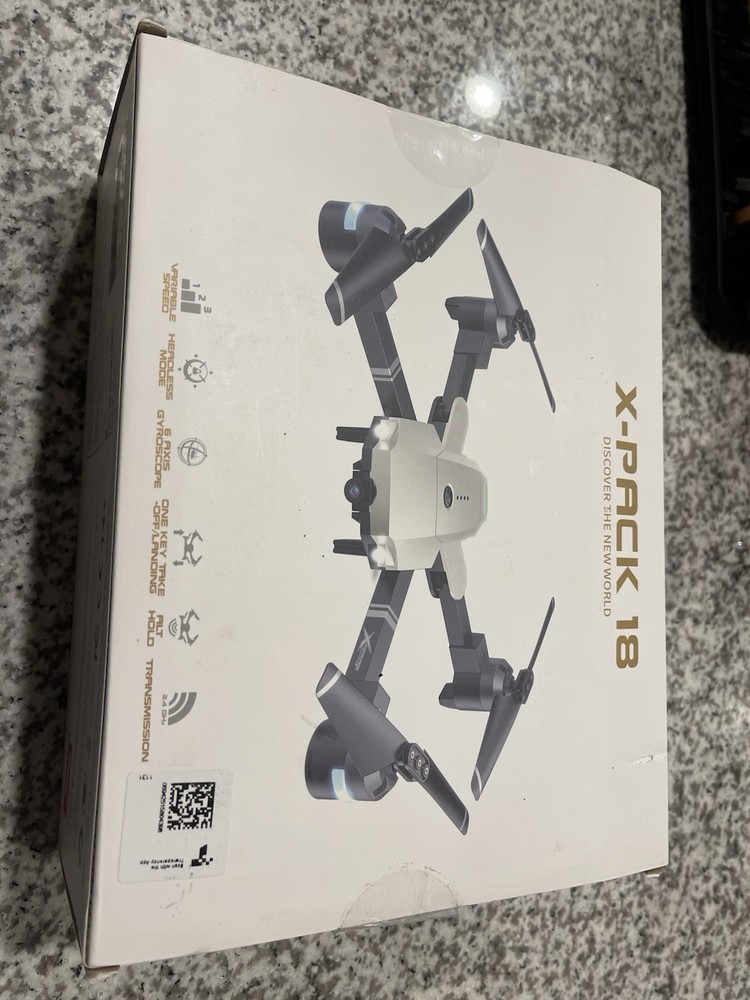 Attop X-Pack 18 Camera Drone with Controller Accessories & Case