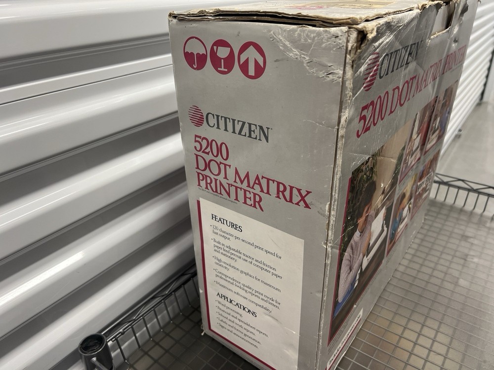 NEW Citizen 5200 Dot Matrix Printer IBM Compatible