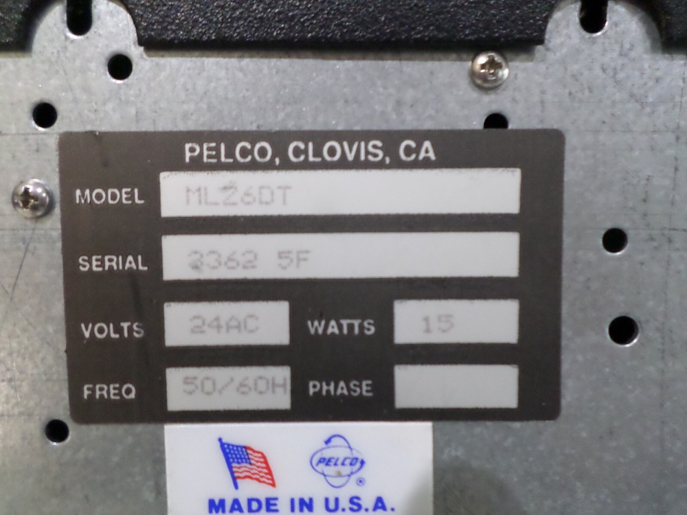 Pelco MPT24DT Joystick Control Unit & MLZ6DT Remote Controller