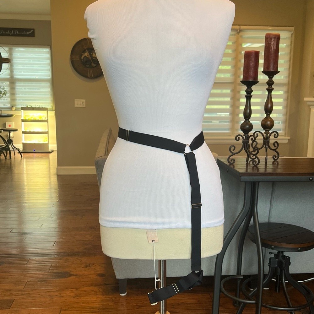 NWT HAH X Free People Strapped in Harness OS Black Lingerie Garter XS S M L XL