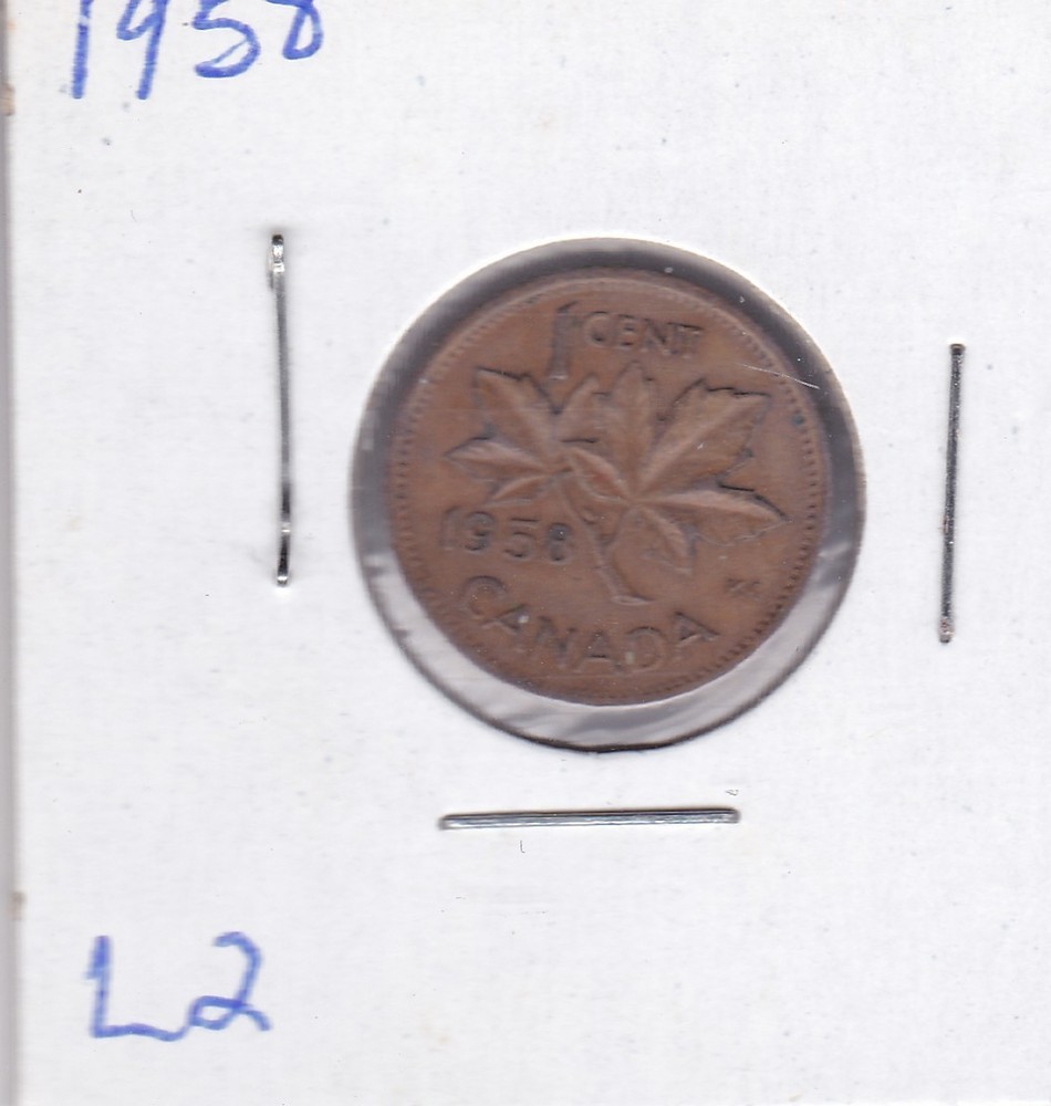 1958 Canada One Cent L2