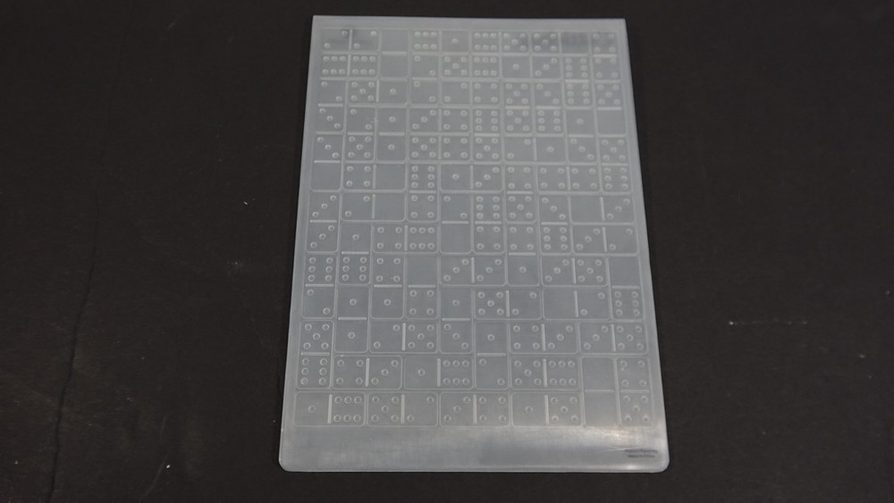 Cuttlebug Provo Craft Embossing Folder Dominos 2000206
