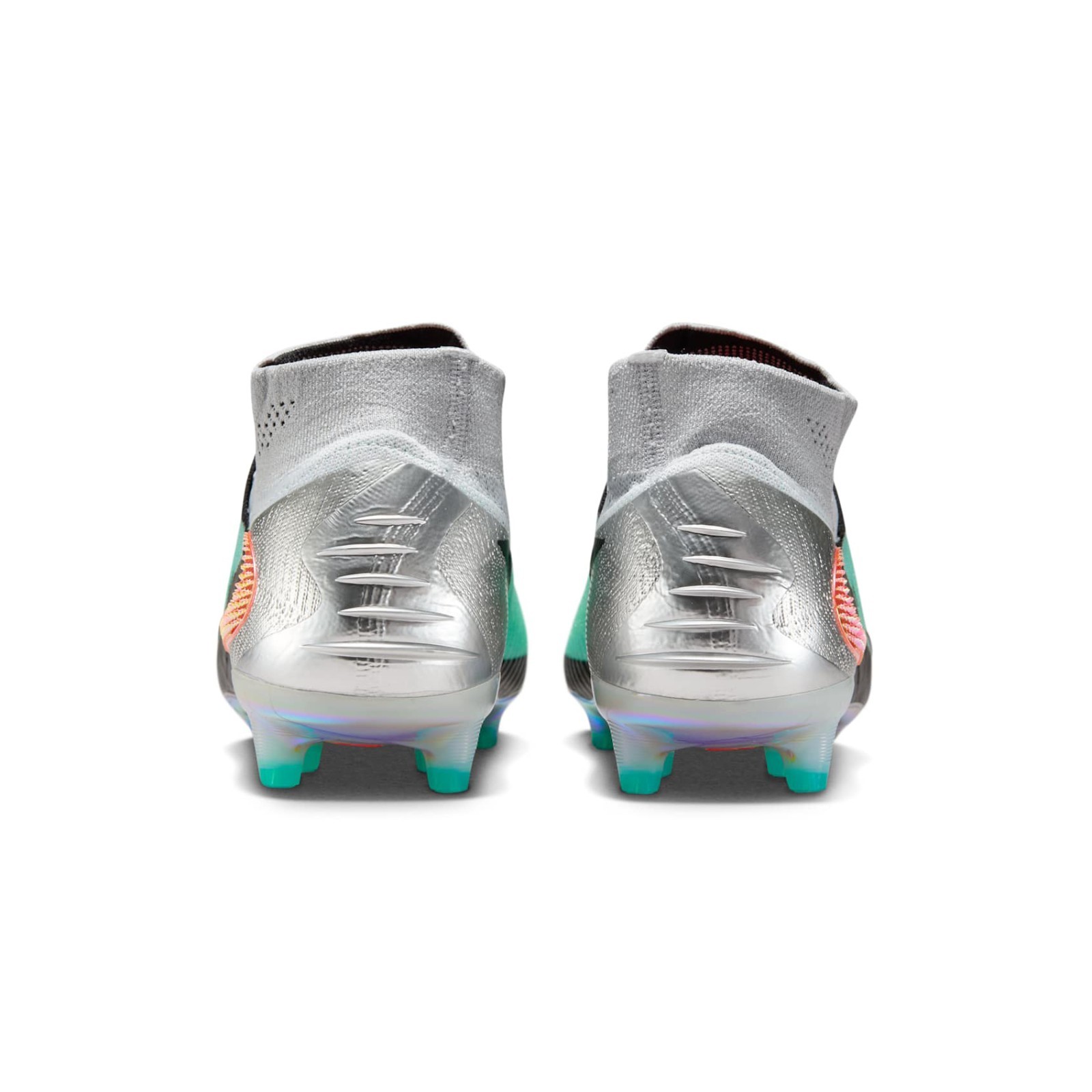 Nike Phantom 6 High Elite LE AG-Pro Chrome/Black IH3985-001 Men's Soccer Cleats