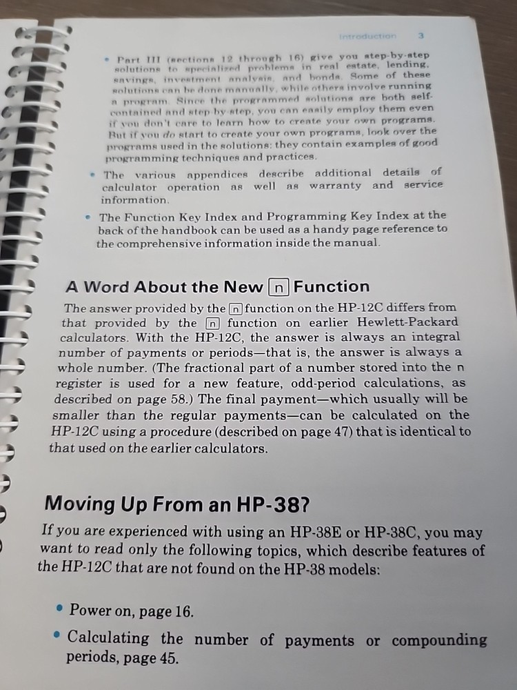 Hewlett Packard HP-12C Owner's Handbook And Problem-Solving Guide 4/86