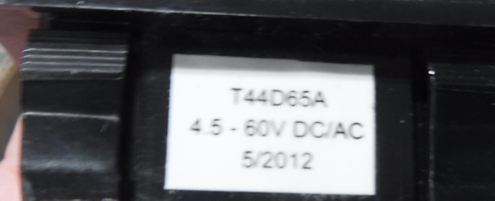 CURTIS T44D65A Panel Mount Timer, 4.5 V, 60 V UNINSTALLED COND. FREE SHIPPING