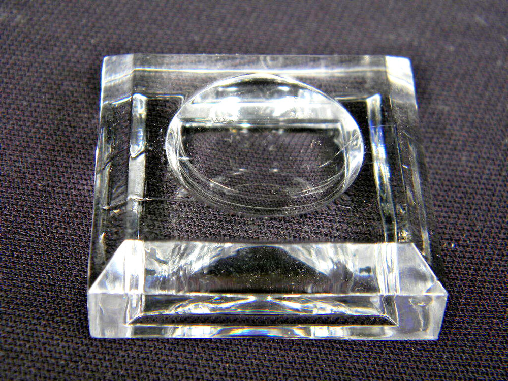 Egg Ball Sphere Display Stand Clear Lucite Medium Size