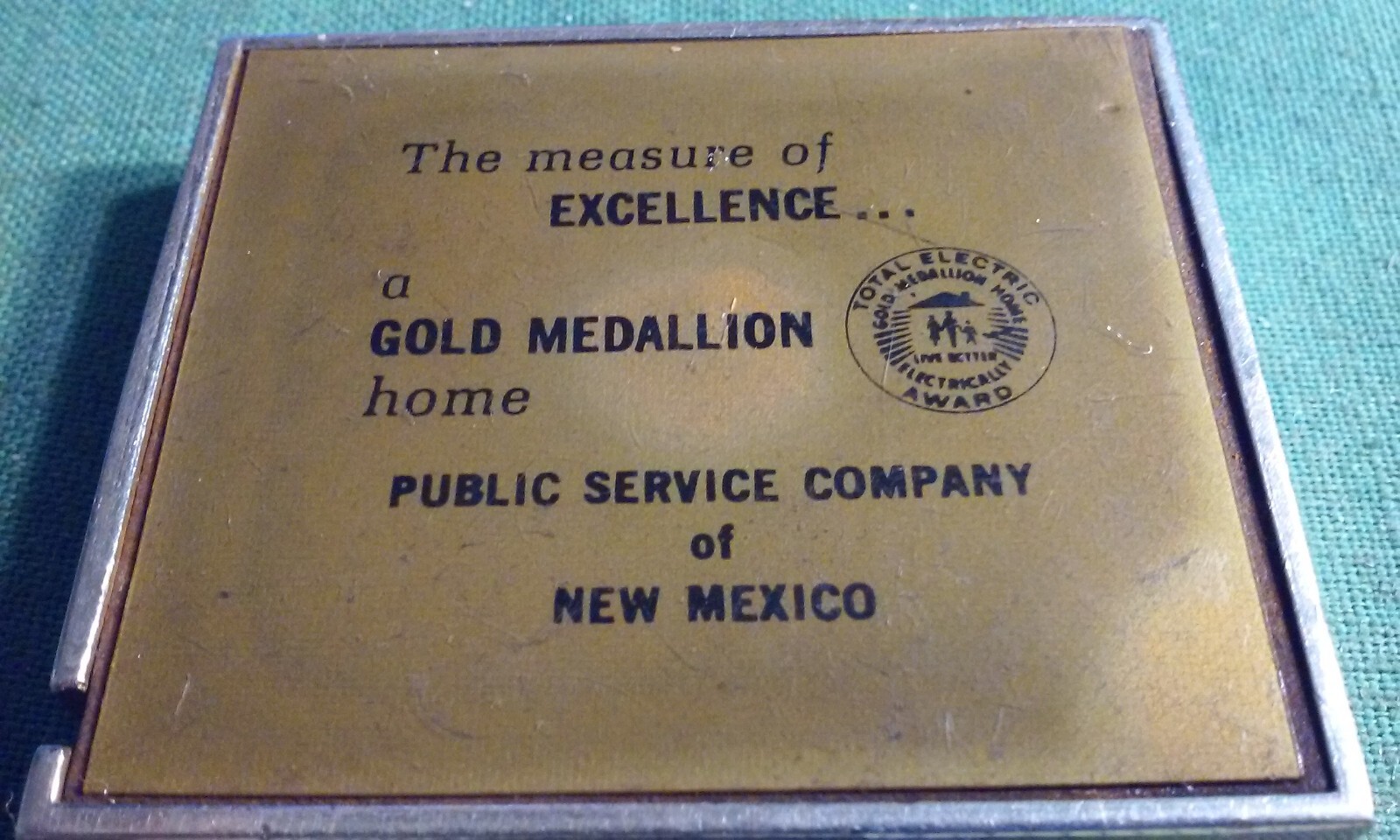 Public Utility Electric Service Co of New Mexico Promo 72" Tape Measure Japan