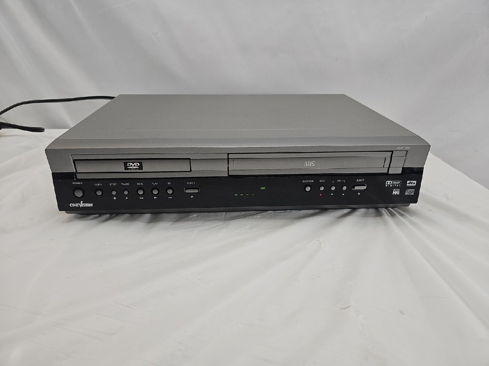 CineVision DVR1000  DVD/VCR Player/Recorder Combo TESTED