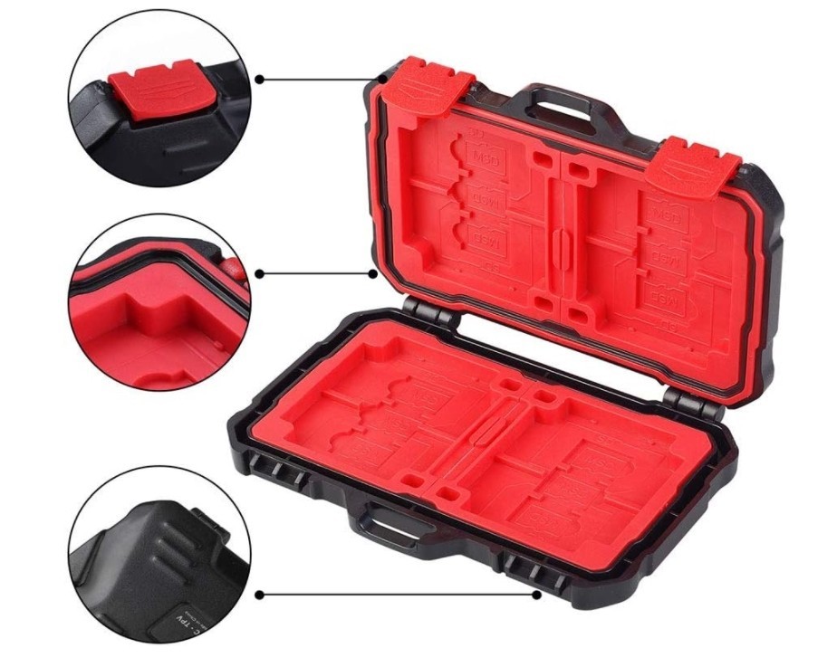24 SLOTS Memory Card Case Holder Memory Card Hard Protector Case Professional