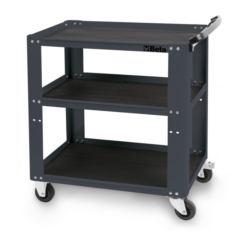 Beta C51 3 Level Mobile Workshop Tool Trolley Grey