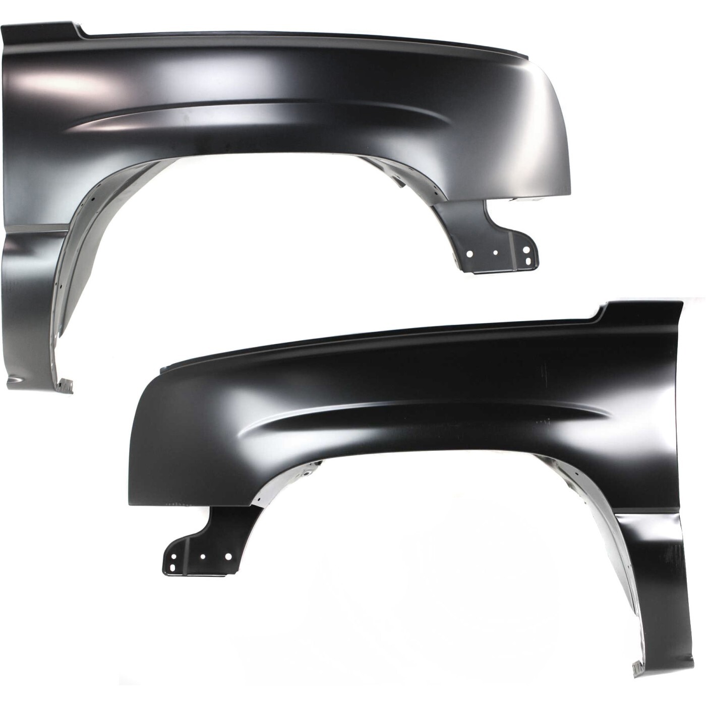 Fender Set For 2003-2006 Chevrolet Silverado 1500 2500 HD Front Primed Steel