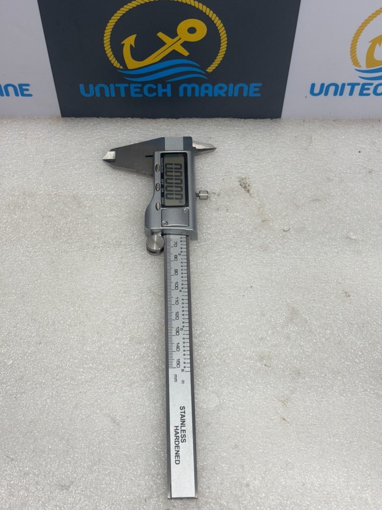 Digital Calipers 6" inch Stainless Hardened