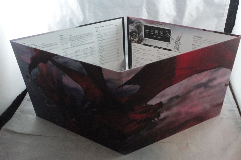 Dungeons & Dragons 5th Ed 5E 4-Panel DM's Dungeon Master's Screen