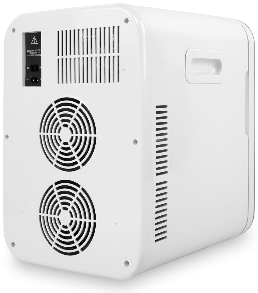 Cooluli 20 Liter Mini Fridge with Temperature Control Black