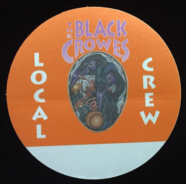 Black Crowes High as the Moon Tour 1992 Original Backstage Crew Pass Rare Unused