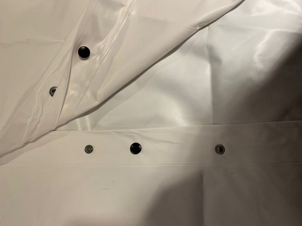 Helly Hansen 70215- M Polyvinyl White Processing Jacket with Hood New
