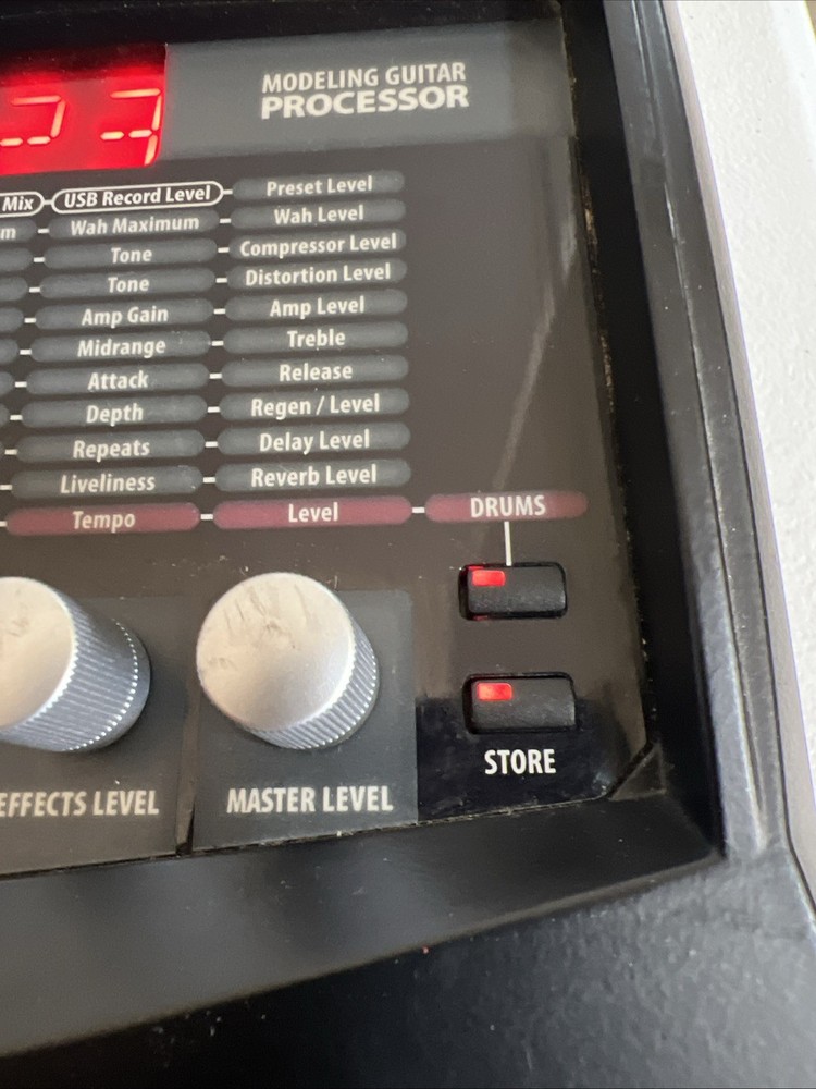 Digitech RP155V Guitar Multi Effects Processor Working Used No Adapter