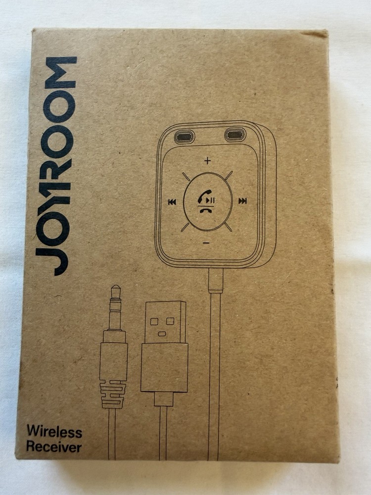 JOYROOM JR-CB3 Bluetooth Transmitter USB/AUX Dual-mic ENC, LED Ring, HD Calling