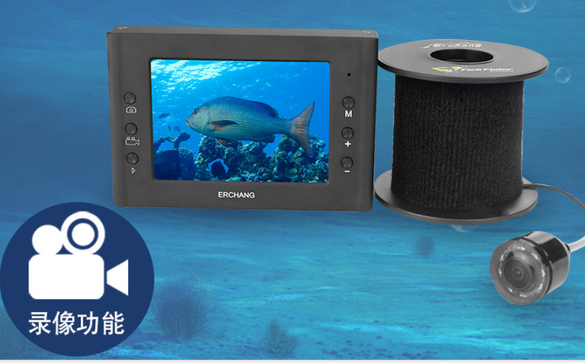 GREAT!!! 15M cable Fish finder underwater camera with video function F7B-15