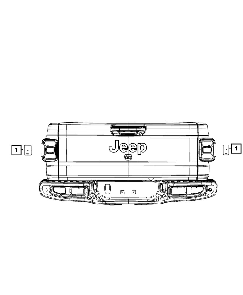 Genuine Mopar Blind Spot Detection Sensor 68416989AC