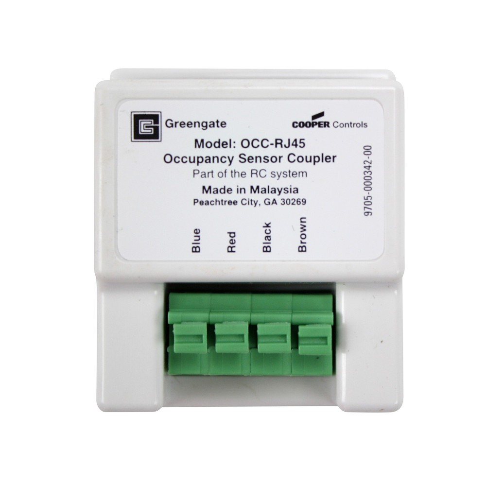 COOPER GREENGATE OCC-RJ45 ROOM CONTROLLER OCCUPANCY SENSOR COUPLER