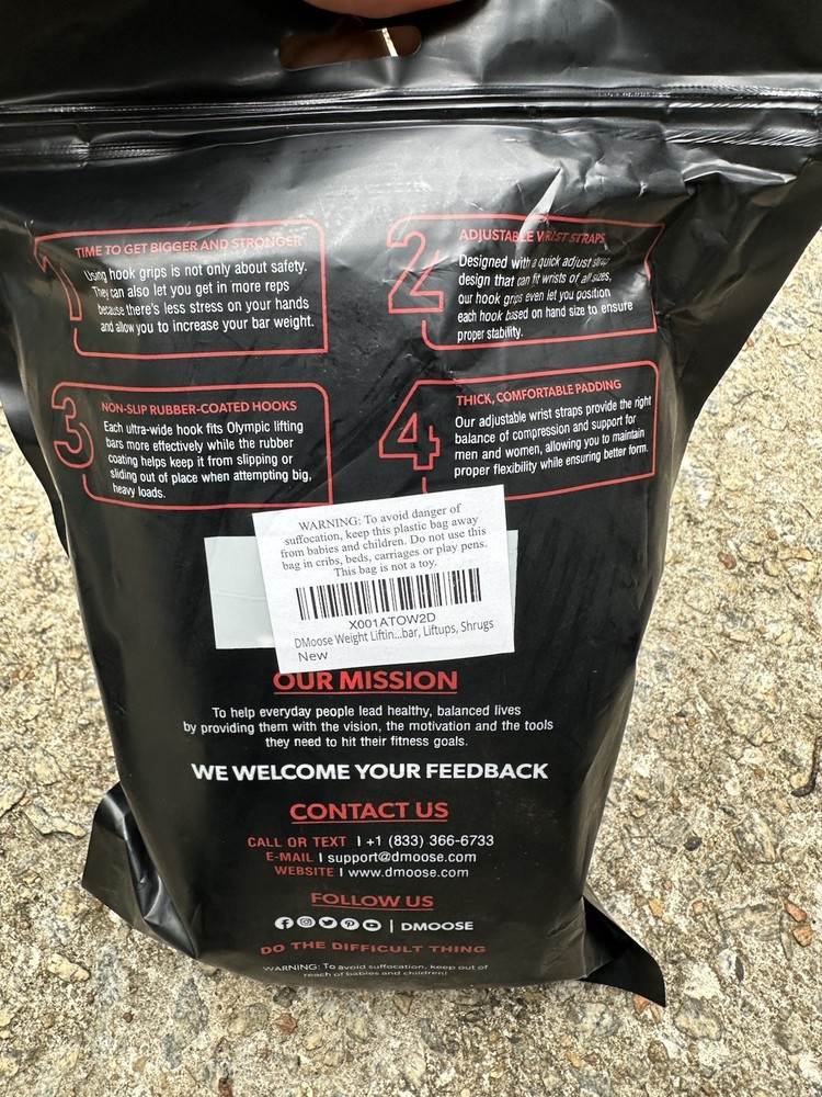 Dmoose WEIGHTLIFTING HOOKS