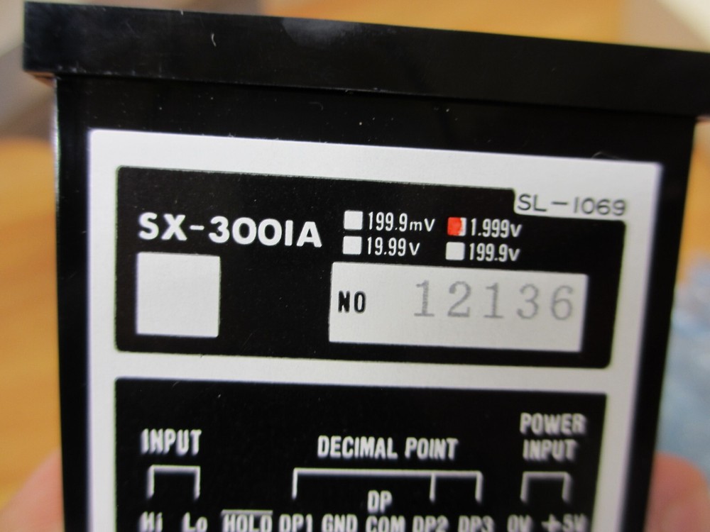 Thinky SX-3001A -2V *NEW* Digital Panel Instrument Process Meter