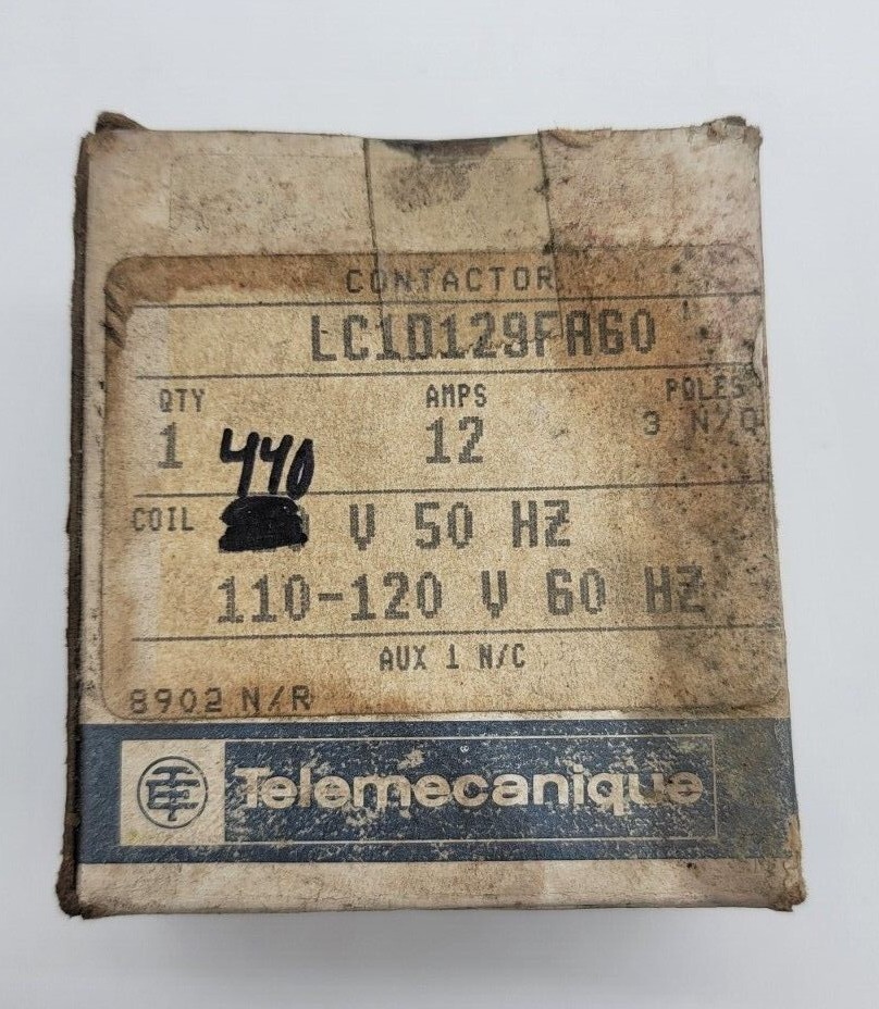 Telemecanique LC1D129FA60 Contactor
