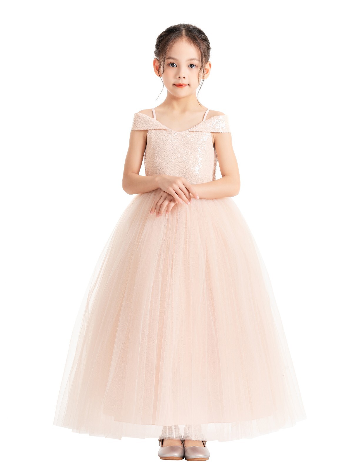 Off The Shoulder Dress Off Shoulder Sequin Dress Wedding Flower Girl Dresses