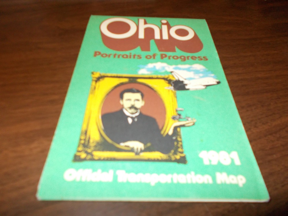1981 Ohio State-issued Vintage Road Map