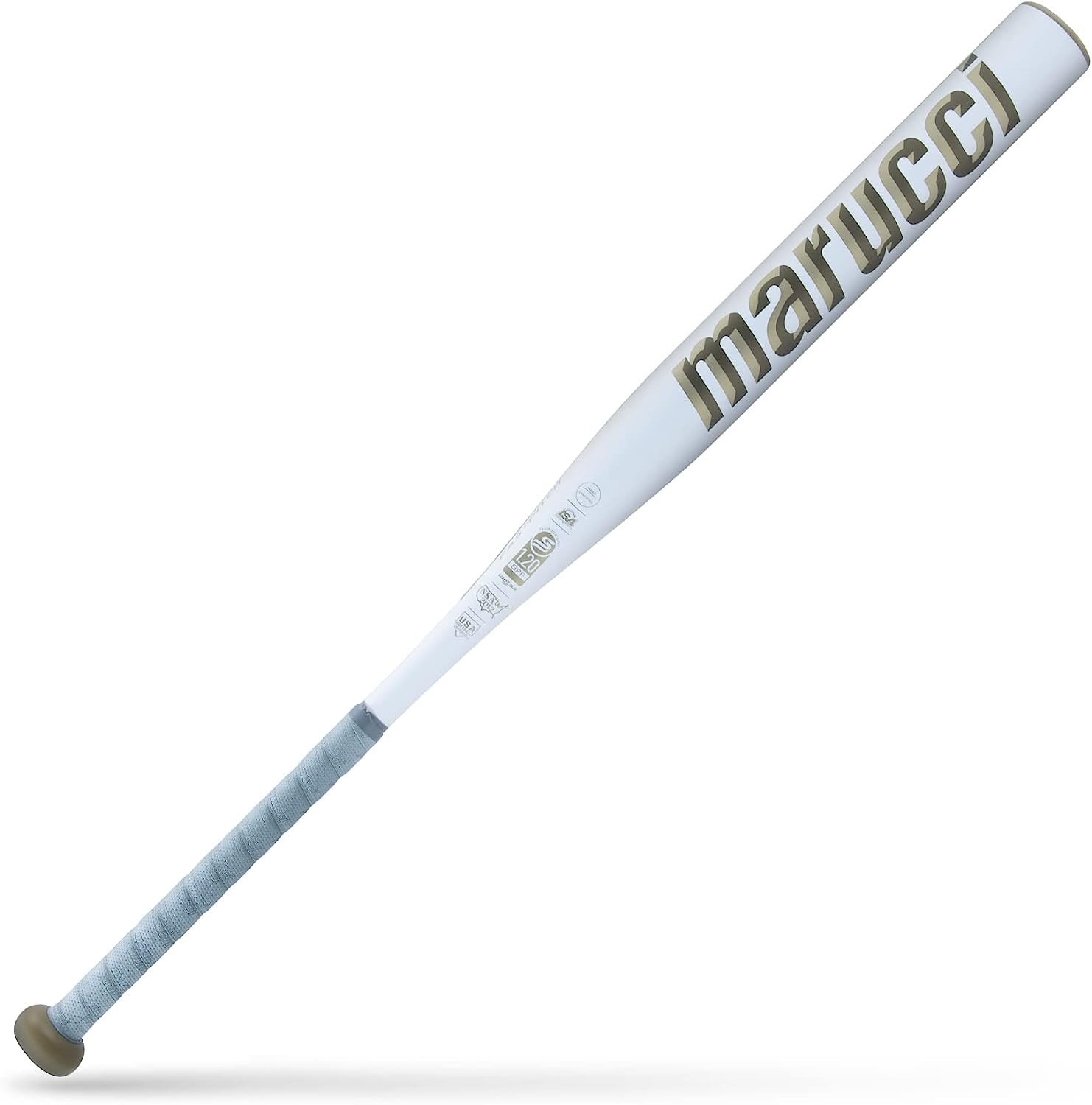 New Marucci Echo DMND -10 Fastpitch Softball Bat 1-Piece Composite Wh/Gld
