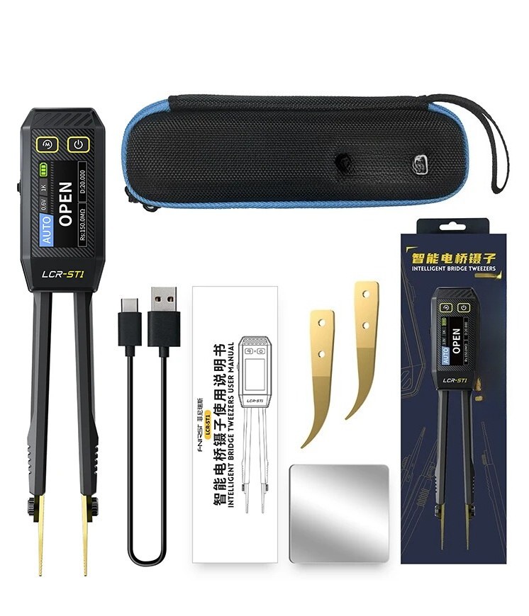 For Mini Smart Tester Resistance Capacitance Inductance Diode Continuity Tool