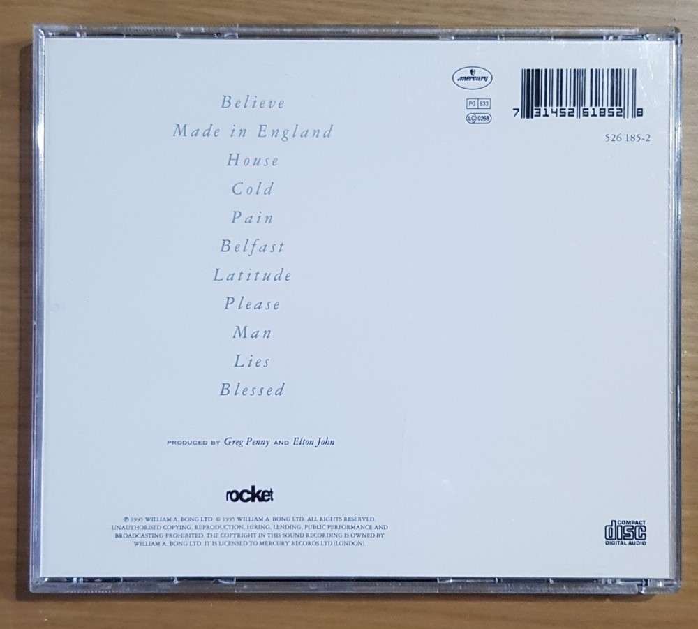 Elton John : Made in England CD (1995)