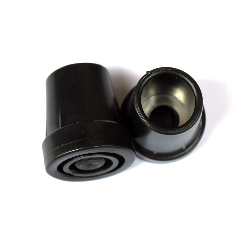 2 Pcs Cane Tips 3/4 Inch Heavy Duty Cane Tips Anti Slip TPR FReplacement NEW