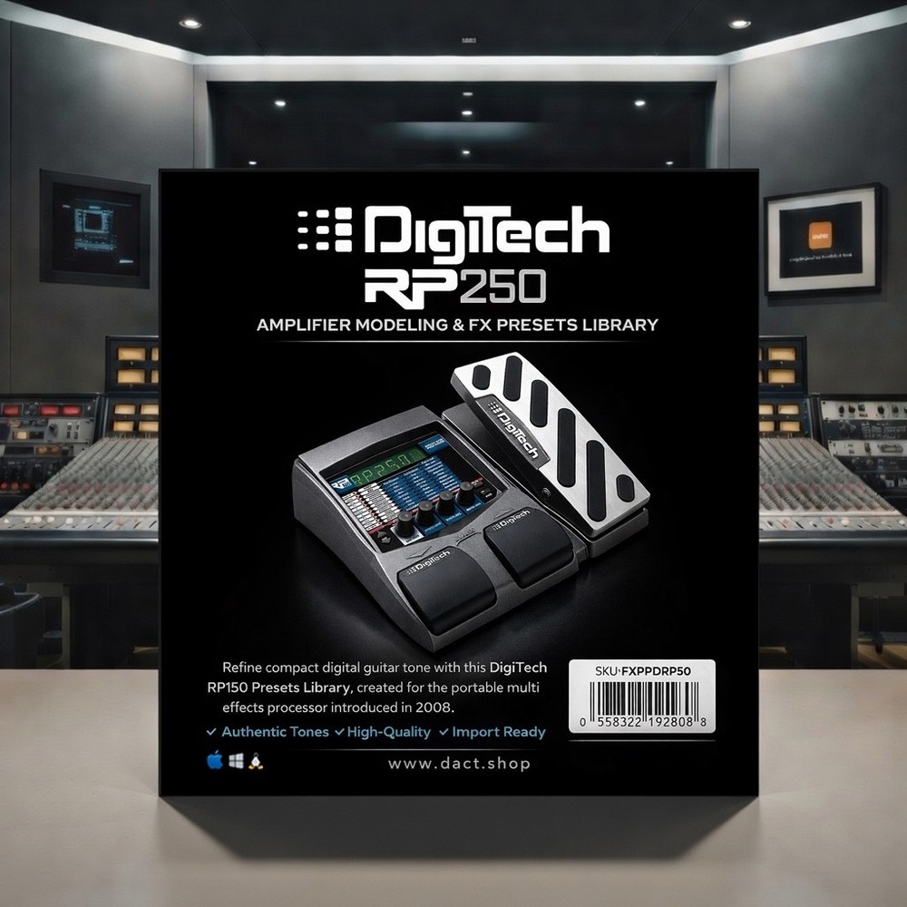 Digitech RP250 Guitar Multi-FX Presets Library