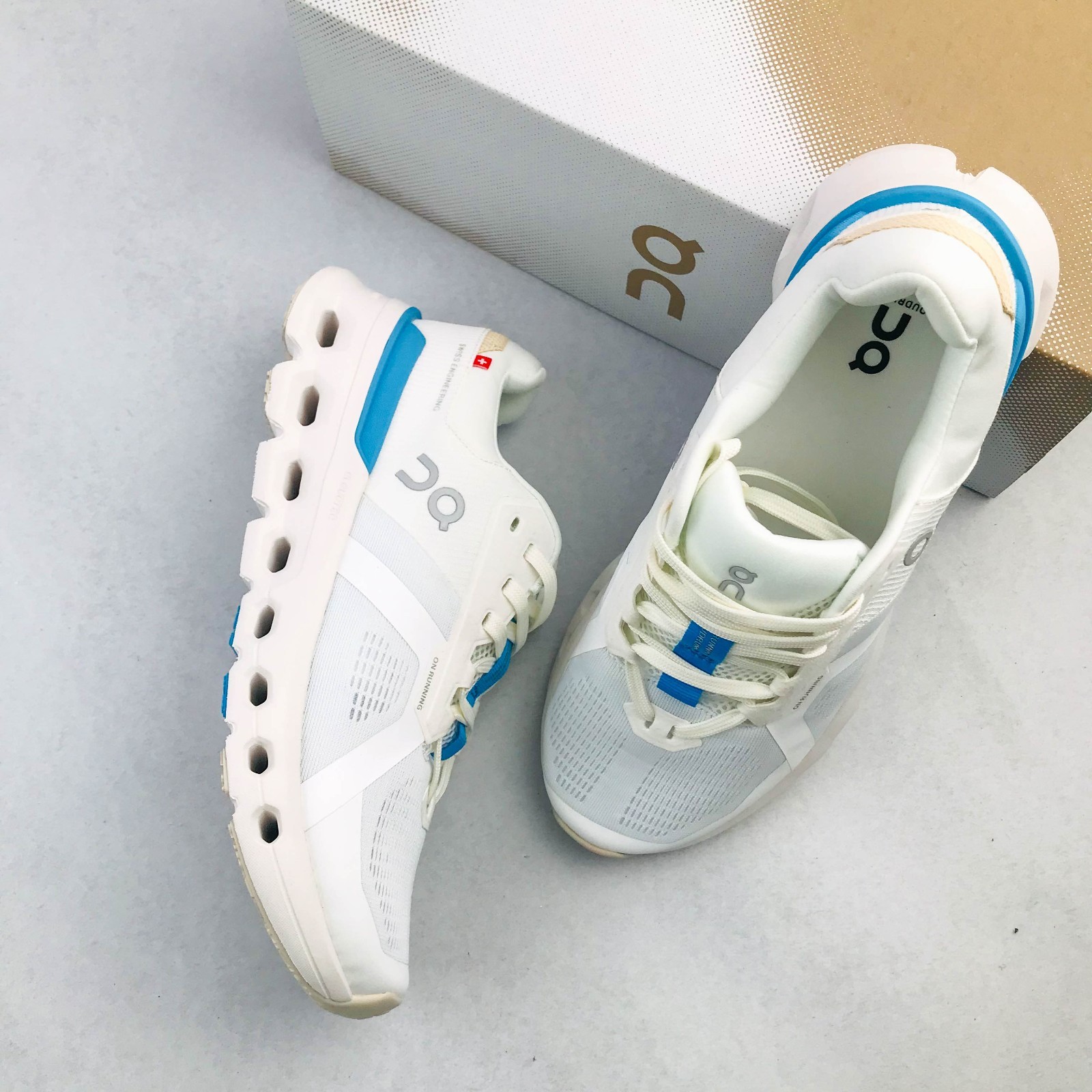 ON Cloudrunner 2 Bule Running Shoes Support Cushion Superfoam Sneakers US 6-9