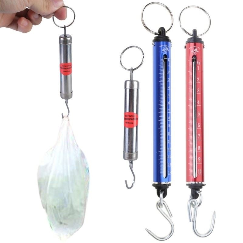 Portable Mechanical Spring Scale Cylinder Balance With Hanging Hook Dynamometer