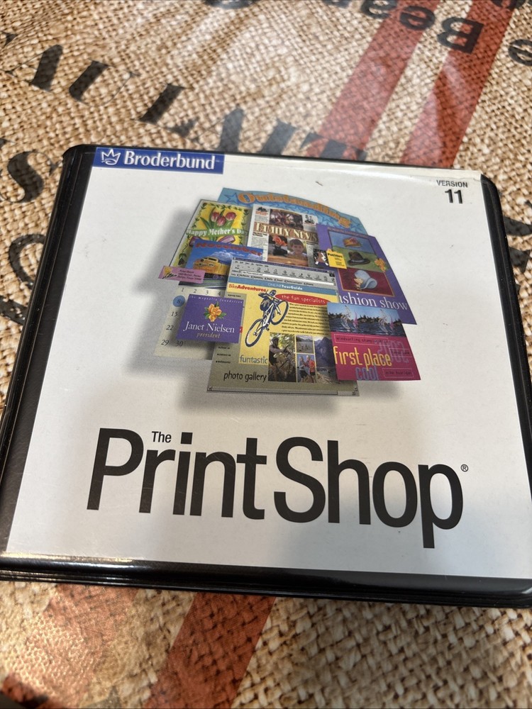 The Print Shop Version 11 CD 7 CD Set Windows 95 98 2000