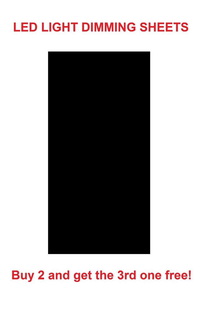 led light dimming sheets dim